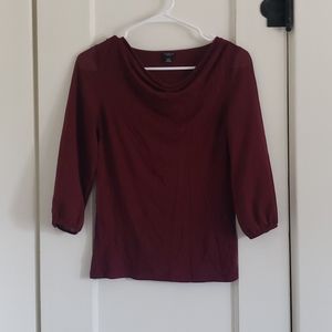 🔴3/12 Ann Taylor Balloon Sleeve Blouse